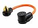 AC WORKS 10/3 STW 1.5 ft. Welder Adapter Cord 3-Prong 10-30P Dryer Plug to 6-50R Welder Outlet WD1030650-018