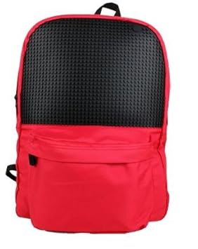 upixel Tagesrucksack 13 rot schwarz Rucksack Rucksack mit gratis Pixel