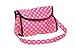 Exquisite Buggy, Twin DOLL Jogger Stroller with Diaper Bag, PINK / POLKA DOTS designed With a Carriage Bag and 2 FREE Magic Bottles Included (Fits Bitty Twins Dolls )