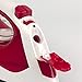 Westinghouse Steam Iron with 5.1 Ounce Water Tank, 1200 Watts, White with Red Accents