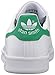 adidas Originals Stan Smith Sneaker, White/White/Green, 5 US Unisex Big Kid