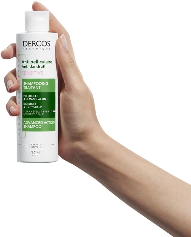 Shampoo Anti-Caspa Vichy, Para Couro Cabeludo Sensível, Elimina a Caspa e Reduz a Coceira, Couro Cabeludo Limpo e Saudável, Dupla Eficácia, Unissex, Técnica Dercos, 200ml