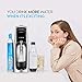 SodaStream Fountain Jet Sparkling Water Maker, Carbonator Not Included, Black/Silver