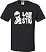 Go All Out Large Black Adult I Am The Stig T-Shirt