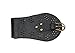 Modeway Womens Wide Leather Elastic Stretch Cinch Waist Belt(S,Black)AQ01-1