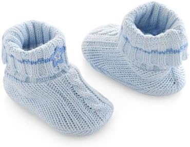 Cable Knit Baby Booties