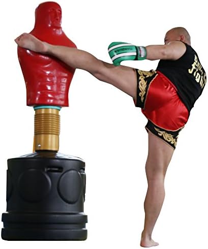 Finer Form Free Standing MMA Punching Dummy Heavy Bag (Red)