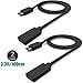 [2-PACK]USB-C Extension Cable,TUSITA USB Type C Devices;Pass Video,Data Sync,Audio Through Male to Female Extender Cord for for Macbook Pro,Nintendo Switch,Samsung galaxy S8 S9/Note 8/Dex,Nest Cam IQ