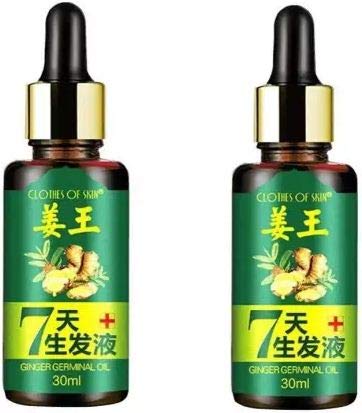 UNIVERSALMART Ginger Hair Oil Growth Serum Glue Essence Hair Oil (30 ml) (PACK OF 2)