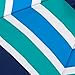 Life is Good ALIGUMB-GB-1PK Beach Umbrella with Sand Anchor, Towel Hook, and Tilting Pole, Green/Blue