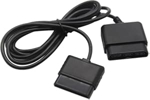 Zosvoses PS2 Extension Cable Compatible with Sony PlayStation 1, PlayStation 2 Game Console Replacement Extension Cord, 6ft