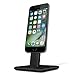 Twelve South HiRise 2 for iPhone/iPad, Black | Adjustable Charging Stand, Requires Apple Lightning Cable (not Included)