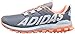 adidas Performance Women's Vigor 6 Women's Trail Running Shoe,Grey/Sun Glow Yellow/Blue,6 M US