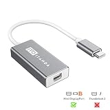 USB-C to Mini DisplayPort Adapter, ITD ITANDA 4K Thunderbolt 3 to Mini DP Adapter Cable for Apple New MacBook 2017, ChromeBook Pixel Samsung S8(No Thunderbolt 2)