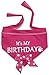 I See Spot It's My Birthday Pet Bandana Scarf in Hot Pink