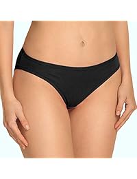 Anzermix - Bragas de bikini de algodón transpirables para mujer, paquete de 6