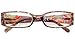 Eyekepper 4-Pack Beautiful Colors Spring Hinge Rectangular Reading Glasses +3.50