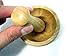 New Mini Wooden Mortar & Pestle Grinding Bowl Set Garlic Crush Pot Kitchen Tool