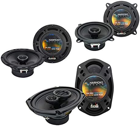 Amazon Com Harmony Audio R69 Factory Replacement Speaker Upgrade Package Compatible With Cadillac Deville 2000 2005 Car Electronics
