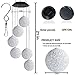 LED Solar Powered Wind Chime Light Garden Outdoor Hanging Spinner Lamp Color Changing,Suit for Christmas, Halloween,Thanksgiving Day,Mother's Day,Valentine's Day,Party,Unique Decoration (Multicolor)