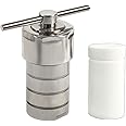 500ml Hydrothermal Synthesis Autoclave Reactor, SUS304 PTFE Lined, 3Mpa High Pressure PTFE Hydrothermal Reactor Digestion Tank for Lab Acid Alkali Resistance