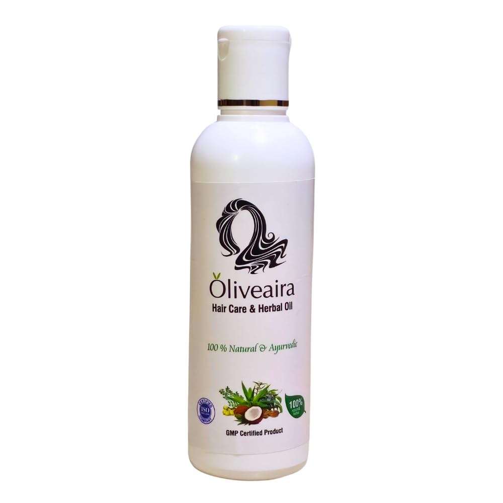 Oliveaira UK Hairfall and Dandruff Care Oil (200ML) - Nourishing Hair Styling Agent for Dry, Damaged Hair, Deep Conditioning, Sulfate-free, Silicone-free, Paraben-free