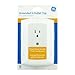 GE 6-Outlet Extender, Grounded Wall Tap, Reset Button, Circuit Breaker, Adapter Spaced Outlets, 3-Prong, Multiple Plug, Quick and Easy Install, Cruise Essentials, ETL Listed, White, 56575
