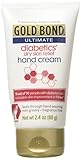 Gold Bond Ultimate Diabetics Dry Skin Relief Hand Cream, 2.4 Oz (Pack of 2)