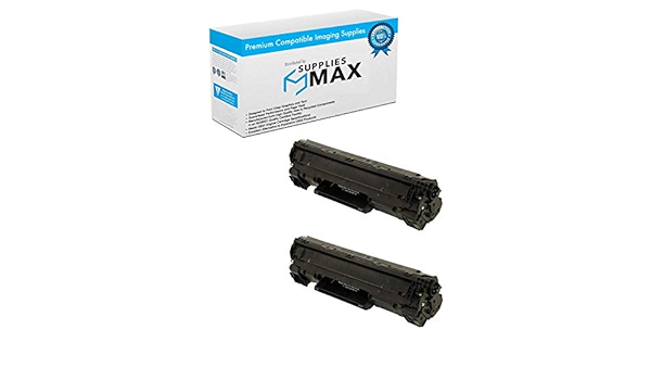 Amazon Com Suppliesmax Compatible Replacement For Canon Lbp 6000 6020 6030 6040 Mf 3010 Toner Cartridge 2 Pk 1600 Page Yield Crg 725 2pk Office Products