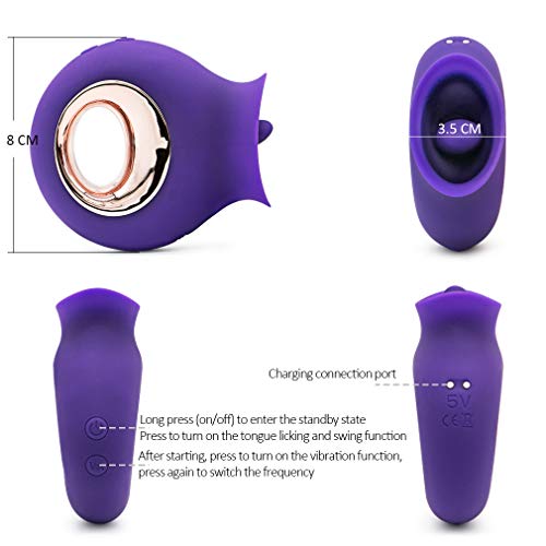 Rose Tongue Vibrant Licker Rose Toy for Women, 2021 Upgraded Women Rose Toys,  Washable Waterproof Rechargeable Rose Flower Toy for Women in Kenya