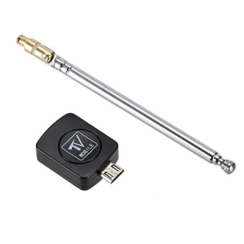 Biback TV Receiver Tuner,HDTV Mini DVB-T Satellite, Mini Black Antenna for Android Tablet Smartphone - Thumbnail 6