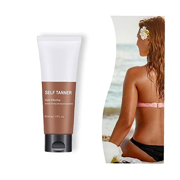 Artificial Tan Self Help Tanning Face Body Sunbed Lotion Cream Natural Tan Accelerator Bronze Beauty Improve Skin…