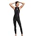 Synergy Triathlon Wetsuit 5/3mm - Women's Endorphin Sleeveless Long John Smoothskin Neoprene for Open Water Swimming Ironman Approved