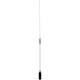 tram-browning BR-180-B Amateur Dual Band NMO Antenna 2.4dBd 144MHz–148MHz/5.5dBd 430MHz–450MHz, Black