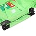 Dewsshine 2 Pack Home Kitchen Reusable Grocery Bags Foldable Shopping Tote Bag Organizer for Supermarket Trolley Cart Outdoor Camping (Green)