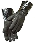 G & F Products BBQ Gloves Grill Gloves Insulated waterproof, oil & heat resistant BBQ, Smoker, Grill, and Cooking Gloves. Professional barbecue & grilling -1 pair (14 Inch)