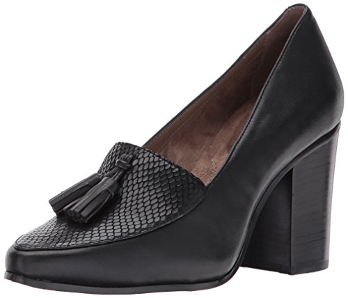 Aerosoles Women s Times Square Dress Pump, Black Leather, 6.5 M US