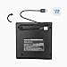 External CD Drive, Cocopa USB 3.0 Portable CD DVD +/-RW Drive Slim DVD/CD Rom Rewriter Burner Writer, High Speed Data Transfer for Macbook Pro Laptop/Desktops Win 7/8.1/10 and Linux OS