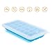 L-Fine Silicone Ice Cube Trays with Lids 21 Large Ice Cube Easy to Release and Dishwasher Safe