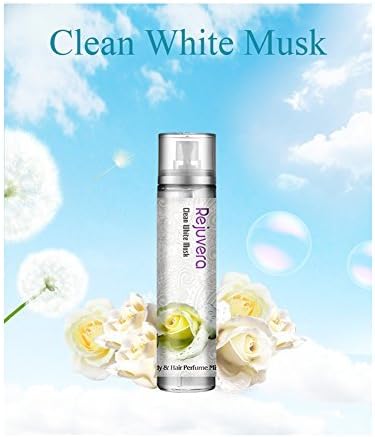 REJUVERA Body&Hair Perfume Mist Delicate Fragrance Clean White Musk
