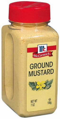 McCormick Mustard, Ground, 198 grams Units (Pack of 6)