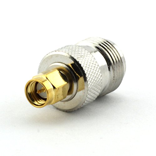 Maxmoral 2PCS N Female to SMA Male Connector RF Coax Coaxial Adapter