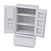 1/12 Dollhouse Miniature Fridge Refrigerator White Doll House Furniture Accessories