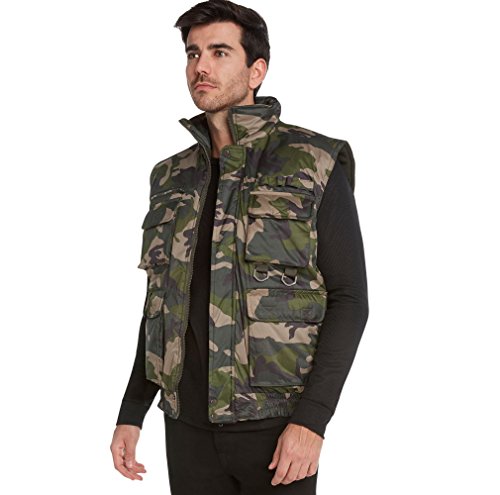 9 Crowns Men's Fishing Hunting Tactical Vest Essentials-Camo Olive-Medium - Thumbnail 7