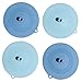 Top Quality Silicone Drink Covers by F.E.D. Best for Covering Wine Glasses & Cocktails, Steeping Tea, Keeping Coffee Warm. Airtight Eco Friendly Dish & Cup Cover Lids, Set of 4 (2 colours).