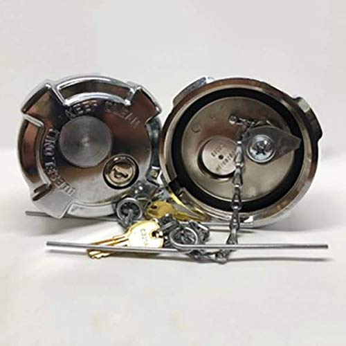 Chrome Locking Fuel Cap for Kenworth Trucks 255F Thermal Relief