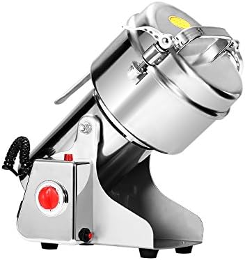 Ultraselect Grain Grinder 750g Mill Powder Machine Swing Type Commercial Electric Grain Mill Grinder for Herb Pulverizer Food Grade Stainless Steel (750g)