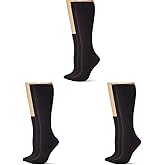 HUE Cable/rib/opaque Assorted Knee Hi Socks, 4 Pair Pack Sockshosiery