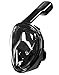 Uzi Shark Easy Breath 180° Panoramic Revolutionary Full Face Snorkel Mask with Anti-fog & Anti-leak Technology
