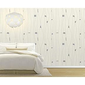 Large Wall Mural - Abstract Lines Pattern | Self-Adhesive Vinyl Wallpaper/Removable Modern Decorating Wall Art - 66"x96"